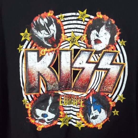 KISS 2021 End of the Road Tour Tee L | European Leg Concert Shirt - Picture 3 of 9
